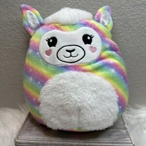 $15 🌙 Squishmallows Bailey‎ Rainbow Llama 8" Plush 2020 Mystery Squad Scented